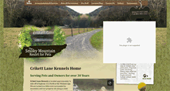 Desktop Screenshot of crikettlanekennels.com